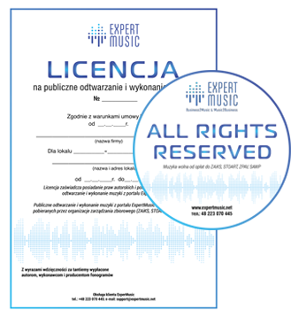 Licencja na puszczanie muzyki w salach konferencyjnych